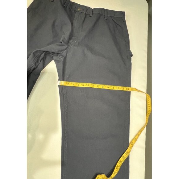 Carhartt Loose Fit Washed Duck Utility Work Pants Mens Sz 44x32 Blue BN0011 New - Picture 12 of 14